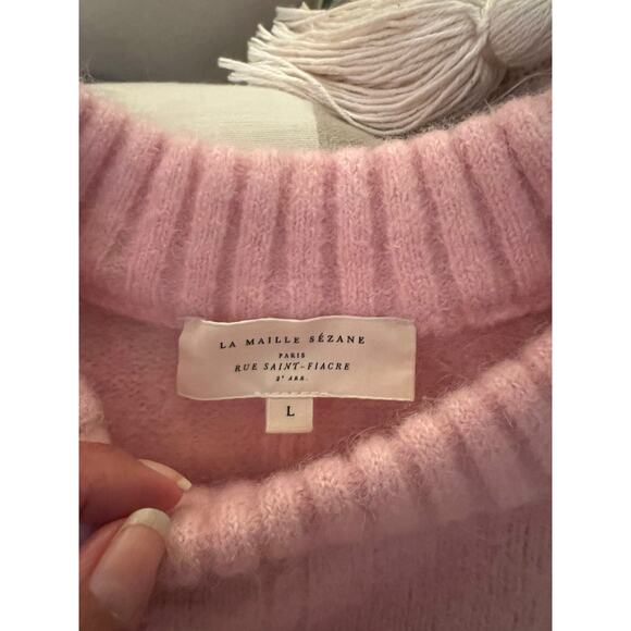 La Maille Sezane Sama Jumper in Light Pink Size L✨ - Picture 9 of 13